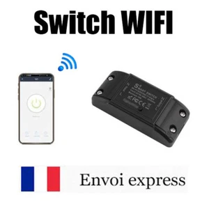 WIFI Switch - Funk-Leistungsschalter - 2-Draht Lichtsteuerung Entfernung SCHWARZ - Bild 1 von 3