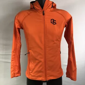 Columbia Oregon State Osu orange schwarze Jacke mit Reißverschluss Damen kleiner Omni-Schild - Bild 1 von 7