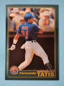 2001 Topps Traded Chrome Fernando Tatis Montreal Expos #T31 ⚾ - Foto 1 di 2