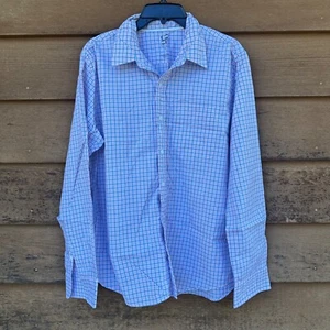 Barneys New York CO-OP White Pink Blue Button Down Dress Shirt Size XL - Picture 1 of 8