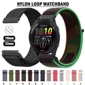 20/22mm Nylon Loop Armband Für Garmin Vivoactive 5 4 3 Venu 3 2 Plus SQ 265 255 - Bild 1 von 34