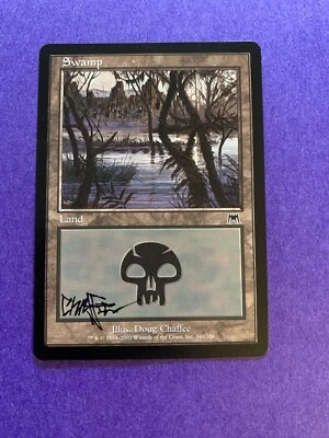 MTG Magic Swamp (342) Signed Artist Proof x1 Onslaught Doug Chaffee - Image 1 of 2