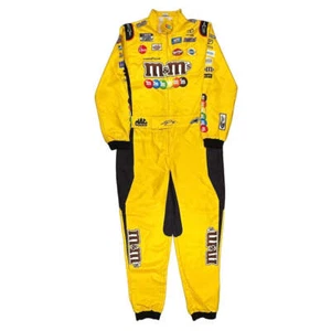 Kyle Busch Nascar Nascar Full Suit - Medium Yellow Polyester - Picture 1 of 7