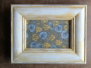 Bilderrahmen Foto Stand Rahmen Shabby Weiß Gold 19cm x 24cm Vintage Neu - Bild 1 von 6