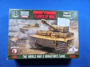 BATTLEFRONT MINIATURES FLAMES OF WAR GBX15 TIGER 1E PLATOON - Picture 1 of 2