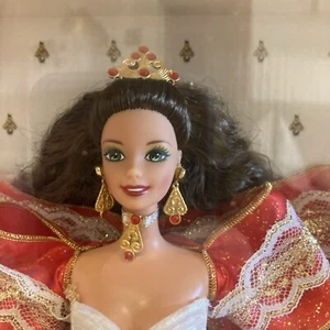 Happy Holidays Barbie 10th Anniversary Special Edition, 1977 Brunette #17832 NIB - Picture 1 of 6