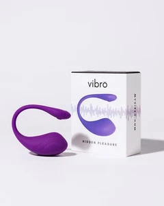 VIBRO Hidden Pleasure 2in1 PREMIUM Vibrator Body-Safe Silicone Fully Waterproof - Picture 1 of 7