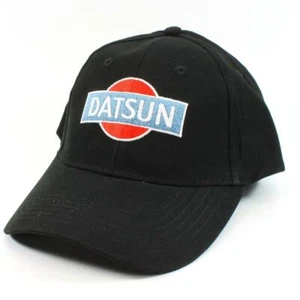 SOMBRERO DATSUN LOGO A DAD - GORRA DE BÉISBOL NEGRA - 510 - 610 - 620 - CIERRE AJUSTABLE - Imagen 1 de 5