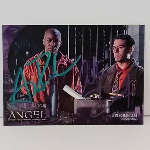 SPIKE GUNN & WESLEY J. AUGUST RICHARD'S ALEXIS DESINOF AUTOGRAPH CARD Inkworks - Picture 1 of 4