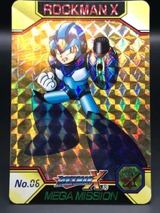 MEGA MAN X Mega Mission CARD DASS TCG CAPCOM BANDAI 1995 JAPAN Rare No.6 F/S - Picture 1 of 12