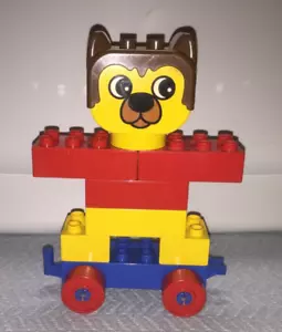Lego DUPLO Vintage Barney l'orso dello skateboard #2331 Ritirato 1991 - Foto 1 di 3