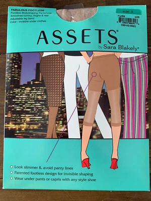 Assets by Sarah Blakey body shaping pantyhose. Nude 125. Size 3. - Image 1 of 4