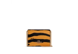 ๐
COACH Mini Wallet On A Chain With Tiger Print (C7441) $128 NWT! - Picture 1 of 5
