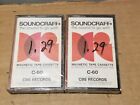 Soundcraft Magnetic Tape Cassette Cbs Records C-30 New Sealed Lot Of 2