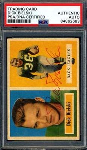Dick Bielski PSA DNA Signed 1957 Topps Autograph