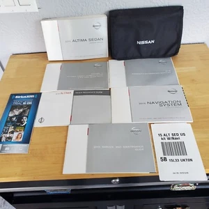 2015 Nissan Altima Sedan Owners Manual With Navigation Book & Case OEM - Bild 1 von 11