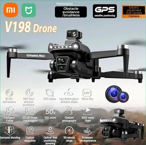 Drone Quadrirotor Pliable 8K HD Professionnel WiFi 5G Évitement d'Obstacles - Photo 1/6