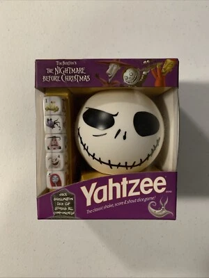 New Yahtzee Game - Nightmare Before Christmas Travel Edition Jack Skellington - Image 1 of 4