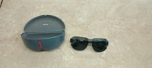 Prada Linea Rossa PS 05SS Gunmetal Sunglasses 5AV-5L0 - Picture 1 of 8