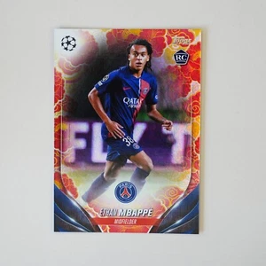 2023-24 Topps UEFA Club ETHAN MBAPPE RC New Year Jade Foil /150 - Picture 1 of 2