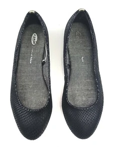 Zapatos negros sin cordones de ballet de espuma viscoelástica Dr. Scholl's talla 7M - Imagen 1 de 7