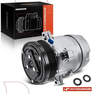 A/C Compressor w/ Clutch for Chevrolet S10 GMC Sonoma 1992 1993 w/ V5 Compressor - Image 1 of 4