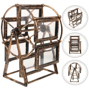 Ferris Wheel Picture Frames Vintage Carousel Photo Windmill Office - Picture 1 of 11