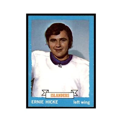Ernie Hicke 1973 Topps #18 Hockey Cards Hockey Card EX - Image 1 of 3