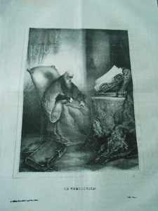 Litho 1835 - Le Théologien - Picture 1 of 1
