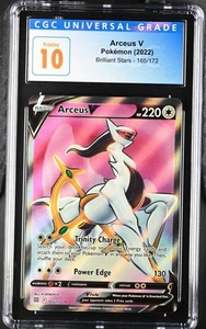 Arceus V Full Art 165/172 Brilliant Stars CGC 10 Pristine 2022 - Picture 1 of 2