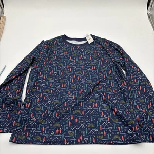 LL Bean Poliéster Largo John Algodón Pijama Top Invierno Esquí XL Talla 18 - Imagen 1 de 8