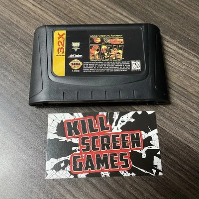 WWF Raw Sega 32X Video Game Cartridge - Image 1 of 4