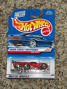 Hot Wheels #658 1998 vintage primeras ediciones 25/40 TOW JAM rojo con 3 radios Malasia - Imagen 1 de 1