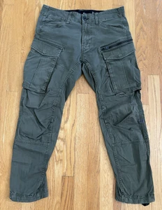 G Star Raw Rovic Zip 3D Tapered Cargo Olive Pants Mens Size 32x28 (Read Desc) - Picture 1 of 11