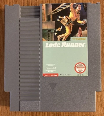 NES * LODE RUNNER * Nintendo Game NES-LO-USA Game Cartridge Only NTSC - Image 1 of 4