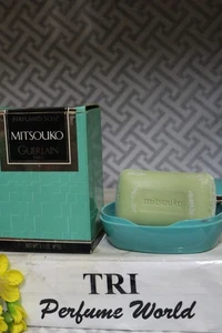 Mitsouko Guerlain parfümierte Seife 3,5 Unzen mit Koffer Vintage - Bild 1 von 2