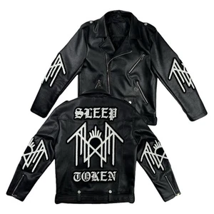 SLEEP TOKEN FAUX LEATHER JACKET SIZE XL PRESALE - Picture 1 of 3