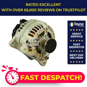 Alternator fits SEAT IBIZA 1.2 10 to 15 NAPA 03C903025F 03C903025FX 03C903025J - Picture 1 of 8