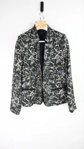 IKKS classic tailored blazer in woodland floral print size 44/UK14 - Picture 1 of 19