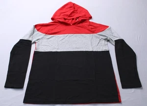 The Children's Place Boy's Colorblock Hooded Top EH6 Cupid's Arrow Large - Picture 1 of 3