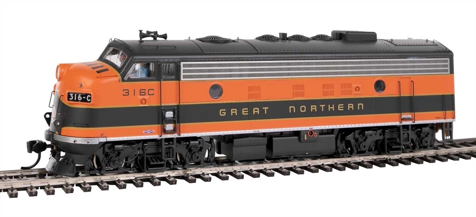Walthers 920-40935 HO Great Northern F7 A Diesel Locomotive with DCC/Sound #316C - Image 1 of 1
