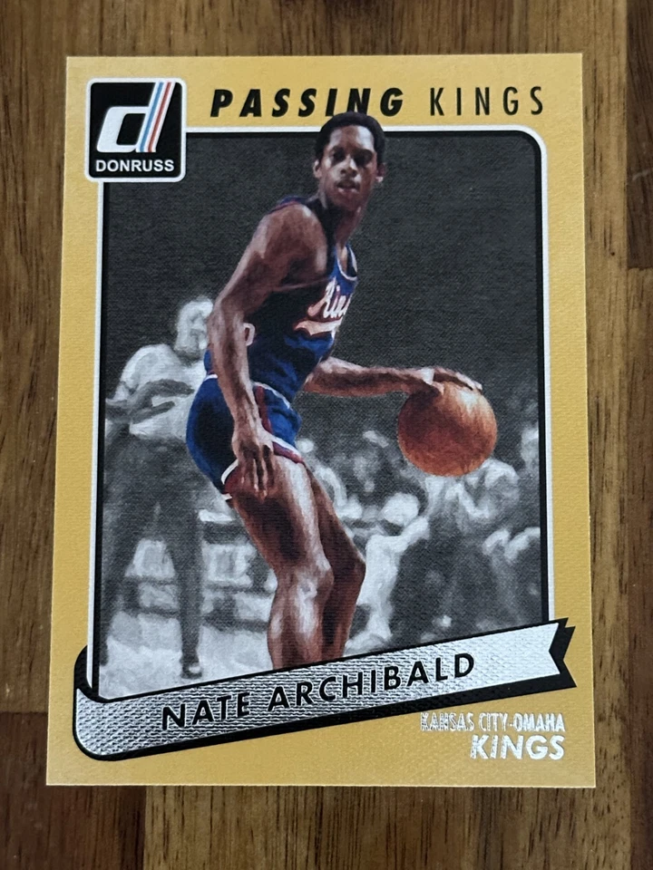 2016-17 Panini Donruss - Passing Kings Nate Archibald #17 - Image 1 of 2