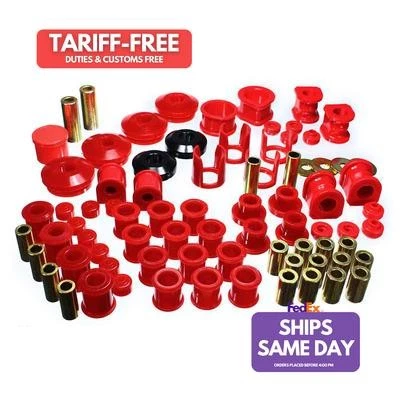 Energy Suspension 7.18106R, Kit Cadmium Steel Fits Nissan Master Bushing Set  - Image 1 of 4