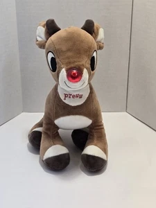 "Rudolph el reno nariz roja peluche cantando nariz iluminada 12"" video de Navidad" - Imagen 1 de 6