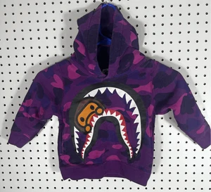 A Bathing ape kids toddler pullover hoodie size 9 (12” across) - Picture 1 of 6