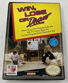 Win, Lose or Draw Nintendo NES Complete in box  VG+ condition
