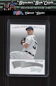 2014 Panini Classics 93 Max Scherzer Timeless Tributes Silver #/149 - Picture 1 of 2