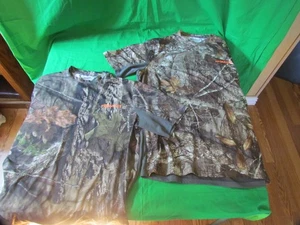 Nomad T-Shirt Mens Size M Mossy Oak Break Up & Realtree Edge Camo Poly/Spandex - Picture 1 of 17