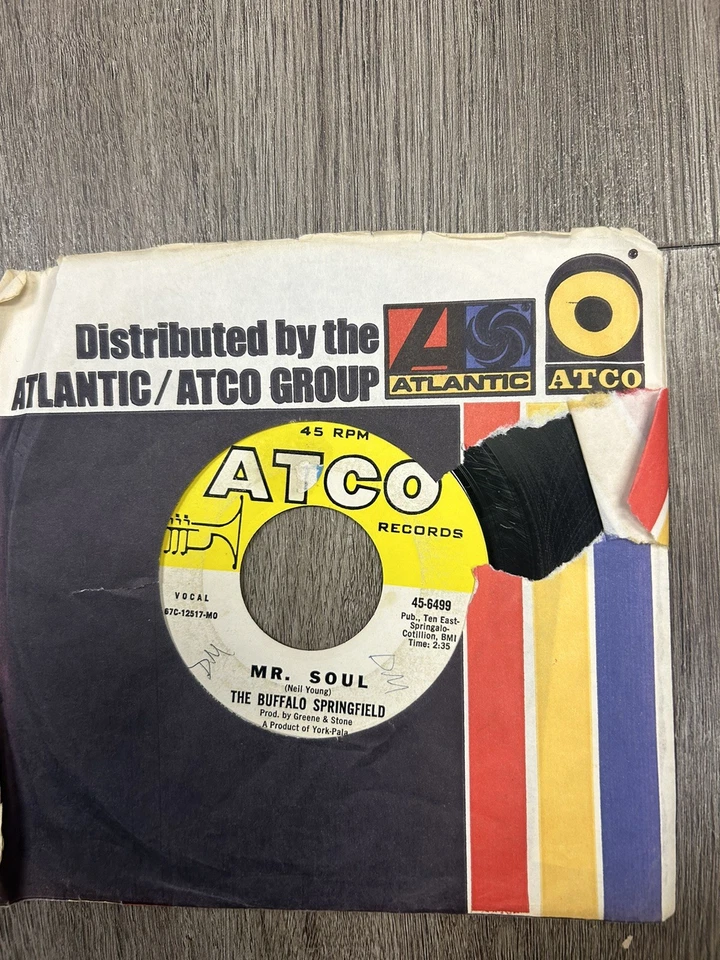BUFFALO SPRINGFIELD MR. SOUL / BLUEBIRD 45 RPM RECORD VERY GOOD - Image 1 of 1