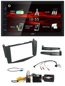 JVC USB Bluetooth Lenkrad DAB 2DIN Autoradio für Mercedes C-Klasse 07-11 W204 oh - Bild 1 von 10
